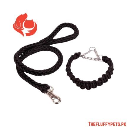 Round Rope Leash With Coller XL