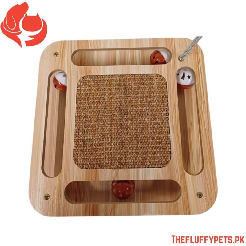 Wooden Cat Scratching Post