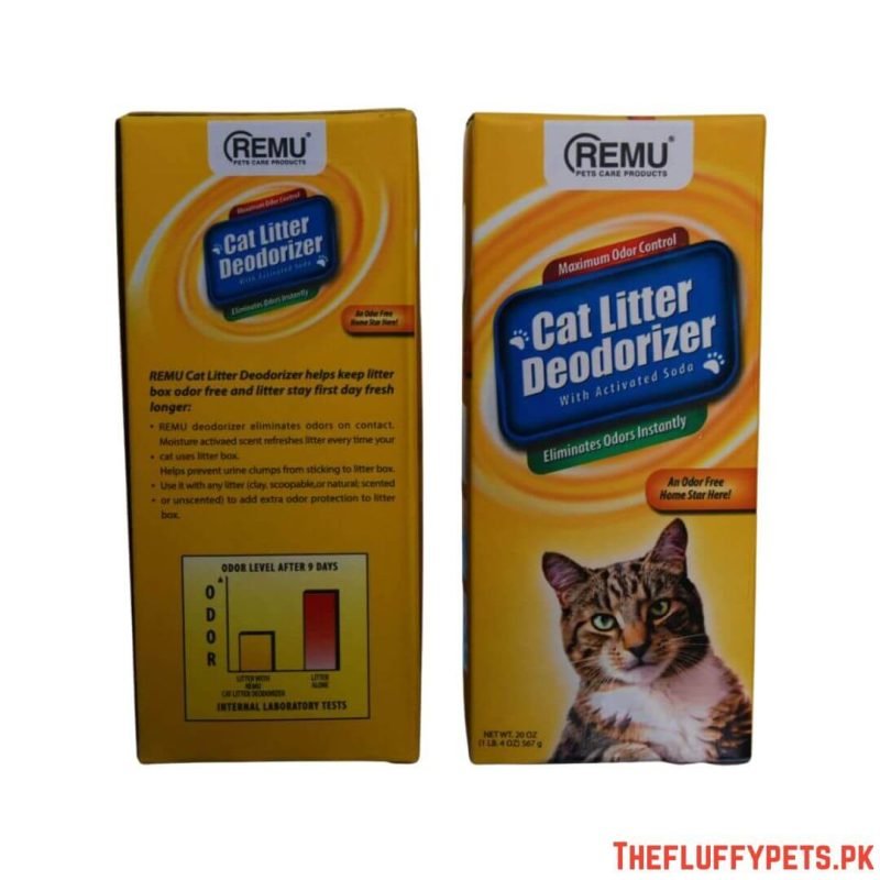 Remu Cat Litter Deodorizer with Activated Soda