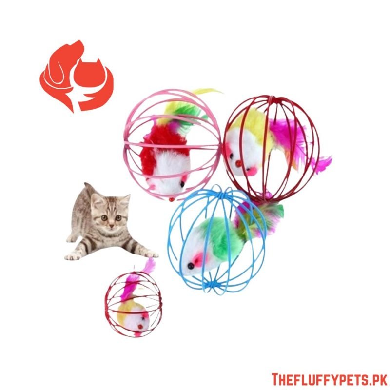 Cat Ball Toy Mouse Cage