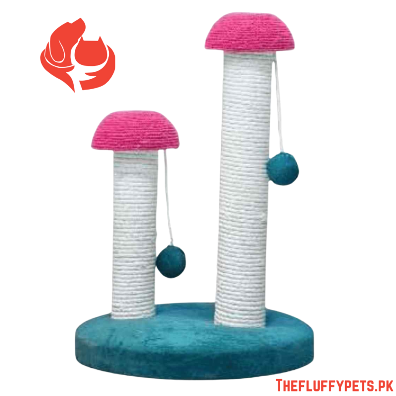 Mushroom 2 Poll Cat Scratching Post