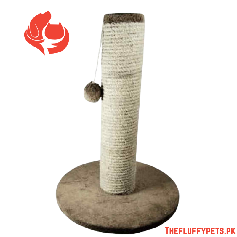 Single Round Pole Cat Scratcher