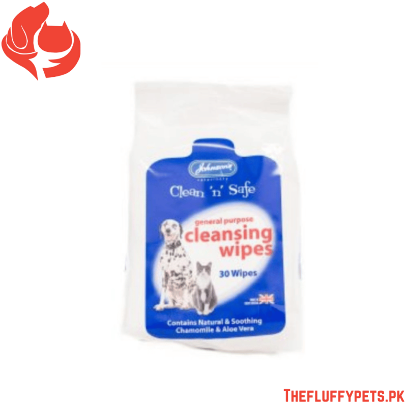 Johnsons Cleansing Wipes For Cats And Dogs