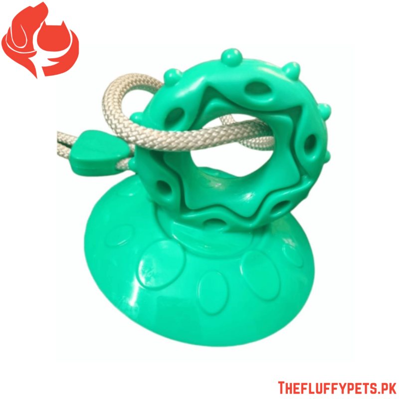 Pet Sucker Leaky Food Toy Double Suction Pull Ball Dog Toy