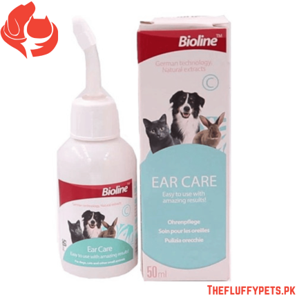 Bioline Pets Cleansing Care Ear Drops 50 ml