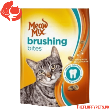 Meow Mix Brushing Bites Dental Treats Made with Real Chicken Cat Treats