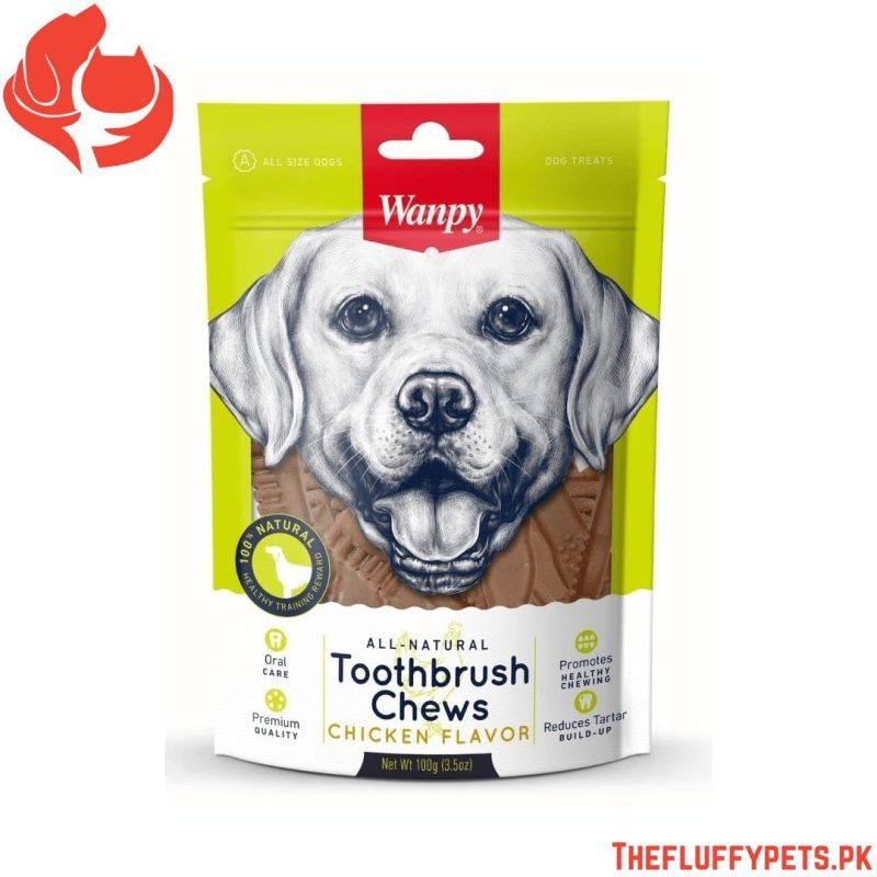 Wanpy Tooth Brush Chews - Beef Flavor - 100 Gram