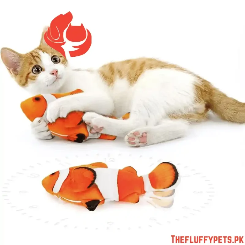 Vibrating Fish Toy With Charging Wire
