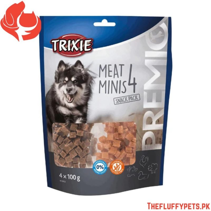 Trixie Dog Premio 4 Meat Minis Chicken/Duck/Beef/Lamb 4 × 100 g