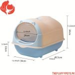 Extra-Large Fully Enclosed Cat Litter Box