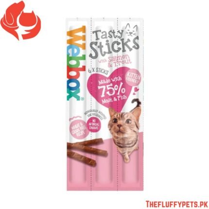 Webbox Tasty Sticks Salmon & Trout Cat Treats