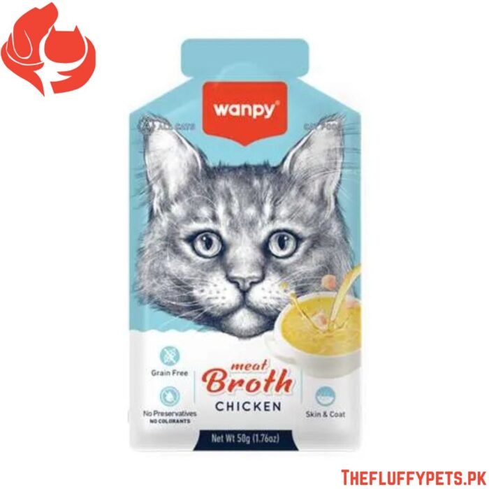 Wanpy Adult Cat Soup Meat Broths Chicken 50 g